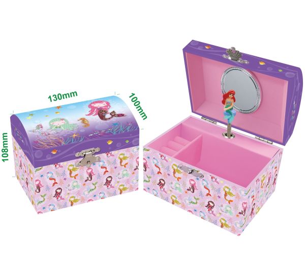 MERMAID - Dome Shape Musical Jewelry Box