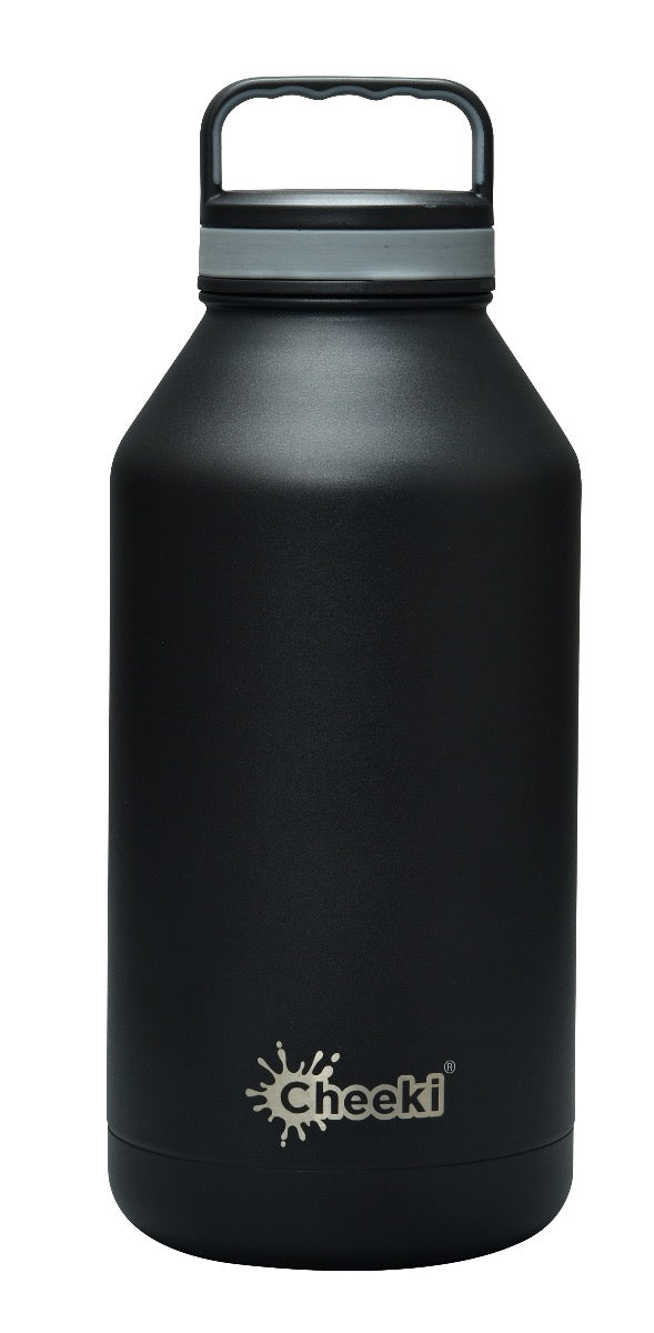 1.9L INSULATED BOTTLE CHEEKI CHILLER - BLACK