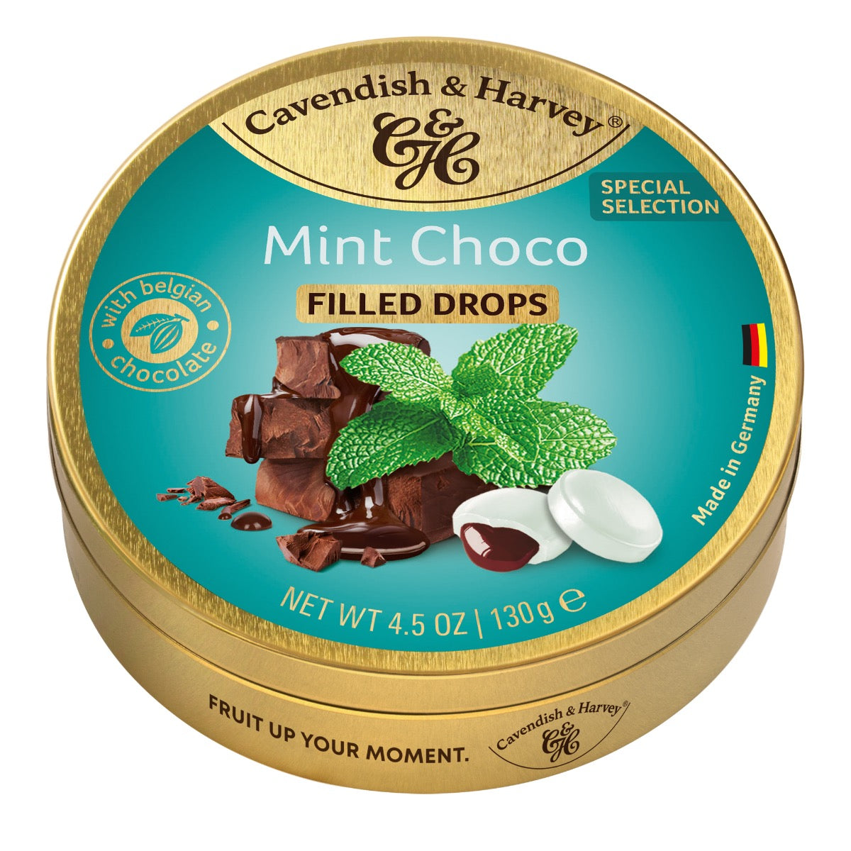 Mint Choco Filled drops 130g