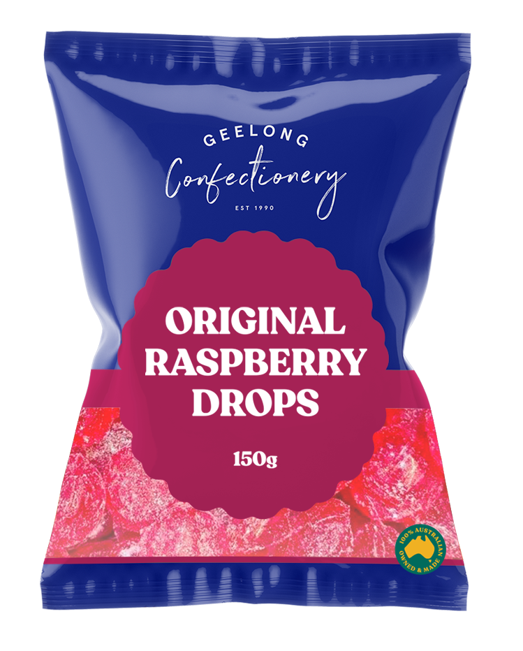 Original Raspberry Drops 150g