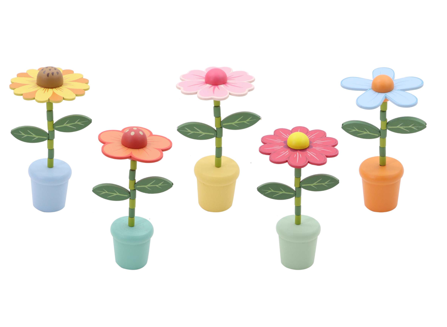 Wooden Flower Press Toy (Box of 10)