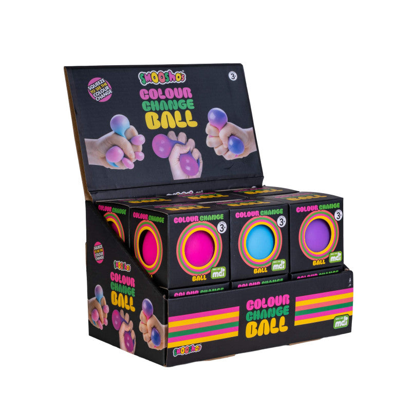 Box of 12, Smooshos Colour Change Ball