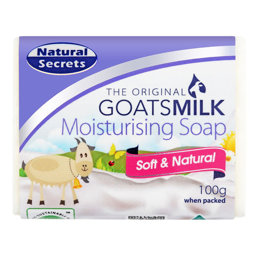 Box of 24, Goatsmilk Soap 100g Bar Natural Secrets