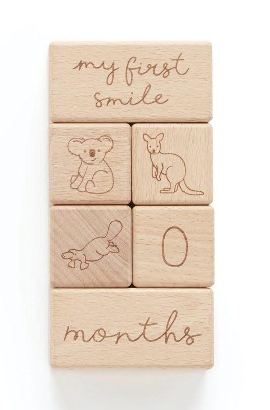 Natural Milestone Blocks