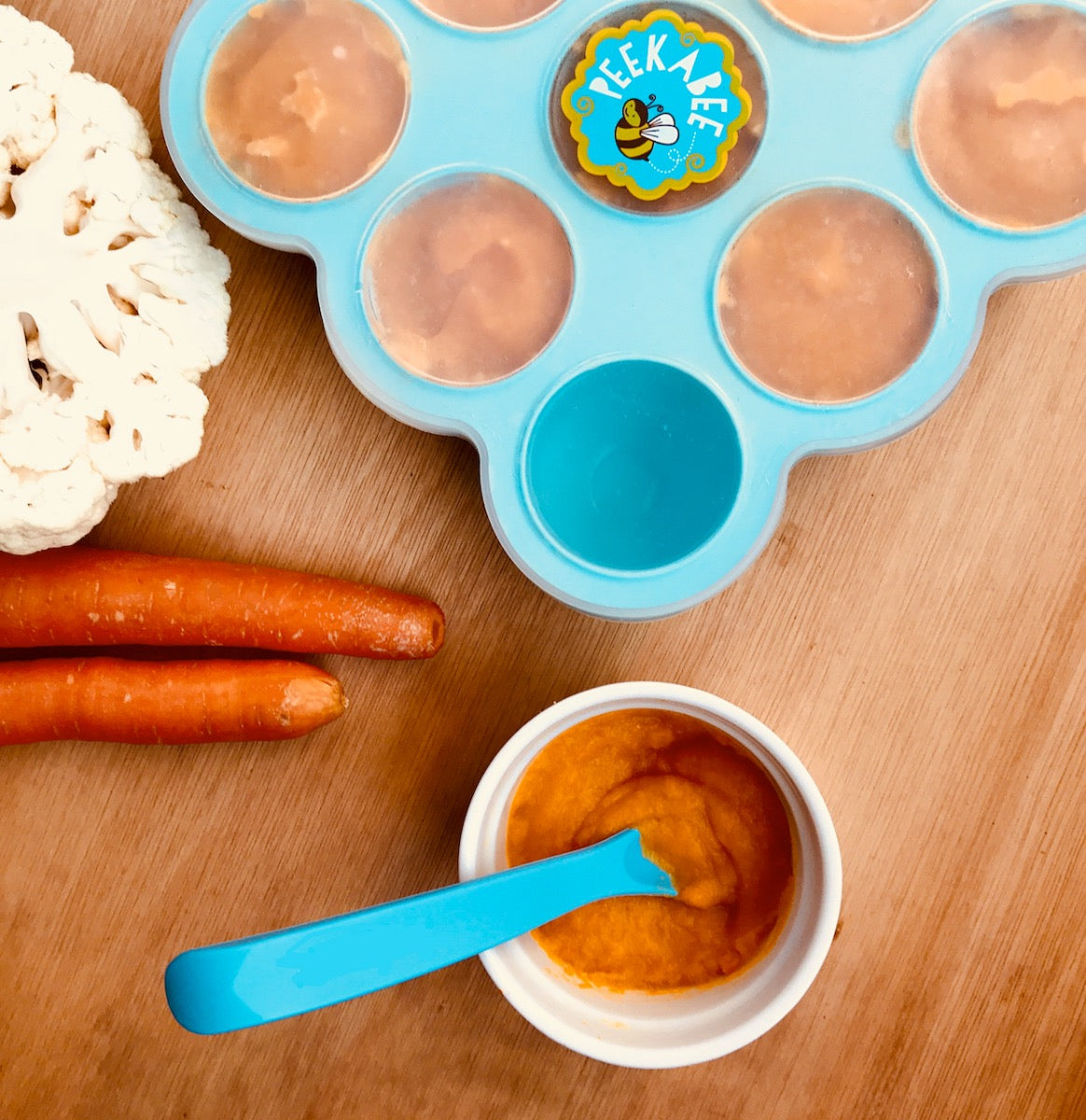 Silicone Food Storage Tray - Raspberry