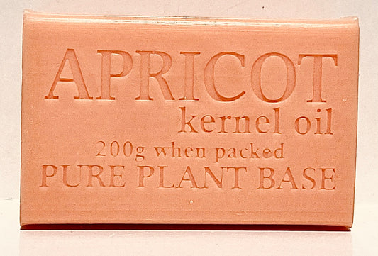 Box of 8 UNWRAPPED - APRICOT & CALENDULA Pure Plant Oil Soap, 200g