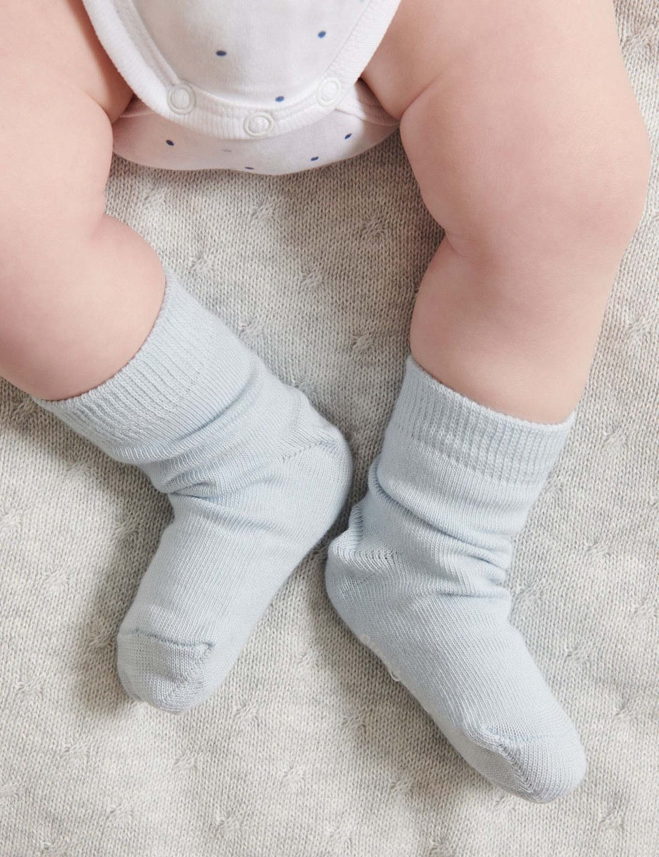 Pale Blue 3 Pack socks