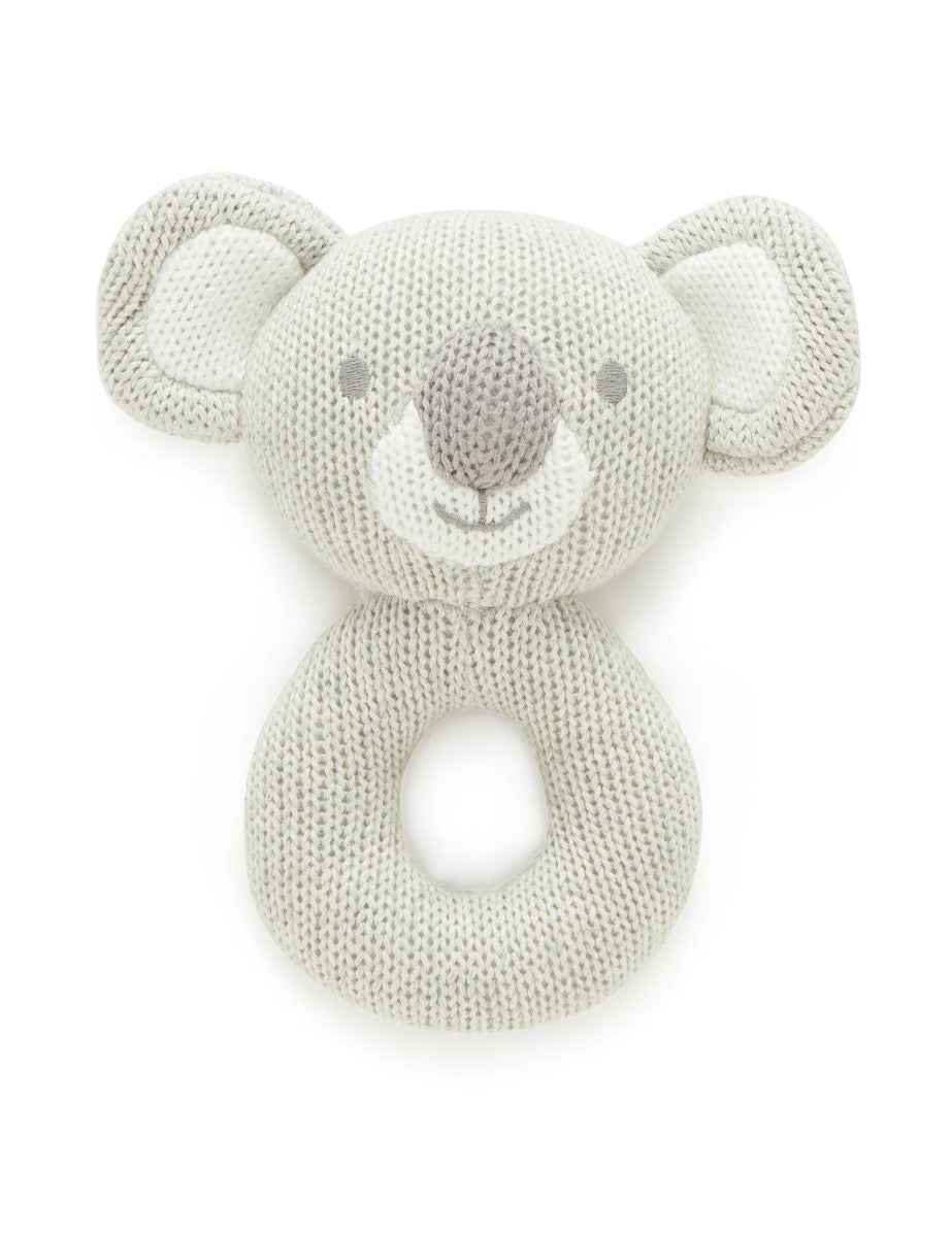 Knitted Koala rattle