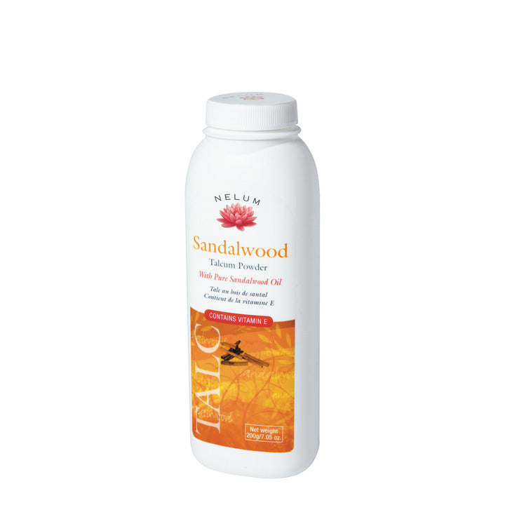 200g, SANDALWOOD Talc
