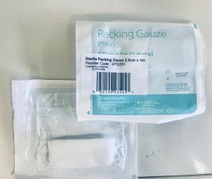 Packing Gauze Sterile Mtg 2.5cm x 1m