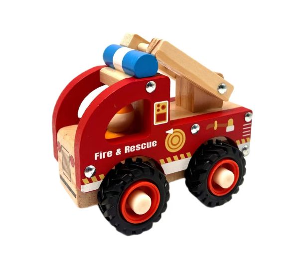 Wooden Fire Engine in a Box