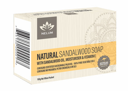 SANDALWOOD Natural SOAP BAR, 100g