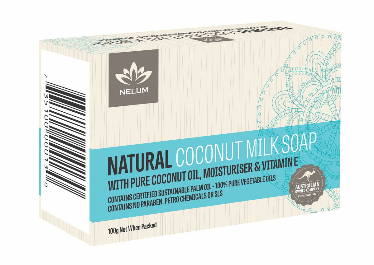 COCONUT MILK Natural SOAP BAR, 100g