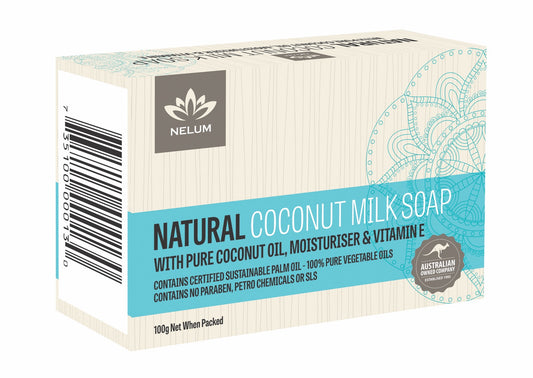 COCONUT MILK Natural SOAP BAR, 100g