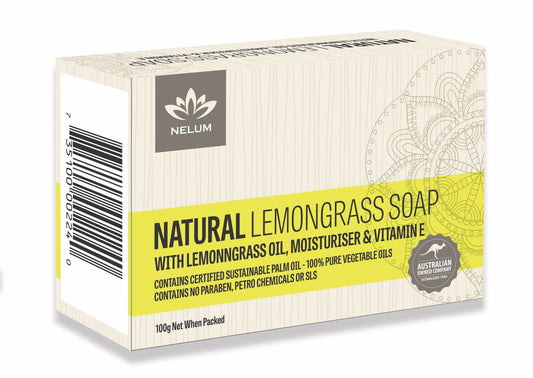 LEMONGRASS Natural SOAP BAR, 100g
