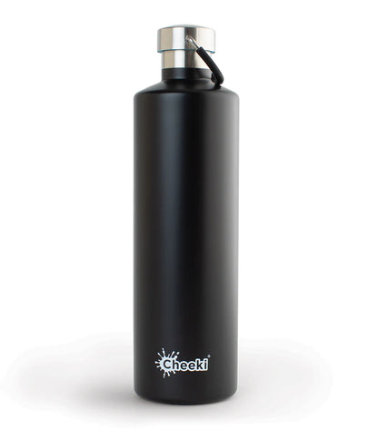 1 LITRE INSULATED CLASSIC BOTTLE - MATTE BLACK
