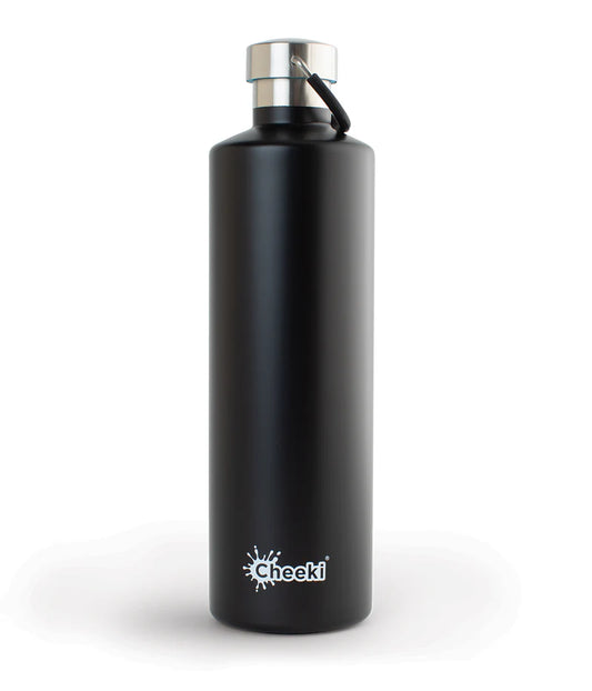 1 LITRE INSULATED CLASSIC BOTTLE - MATTE BLACK