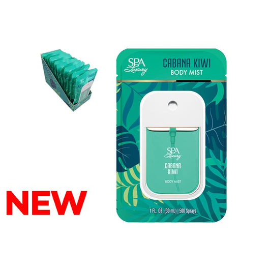 Cabana Kiwi - Spa Luxury Body Mist, 30ml (500x Sprays)