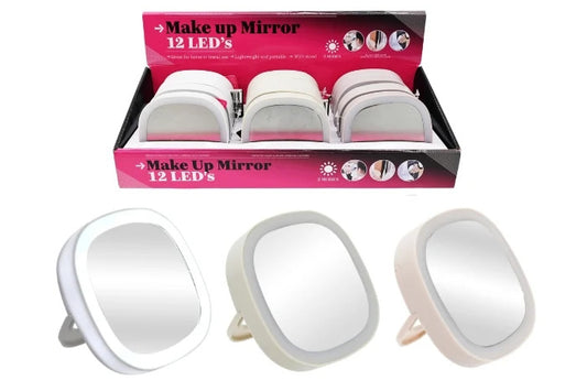 Light-Up Makeup Mirror (Lightweight & Portable)