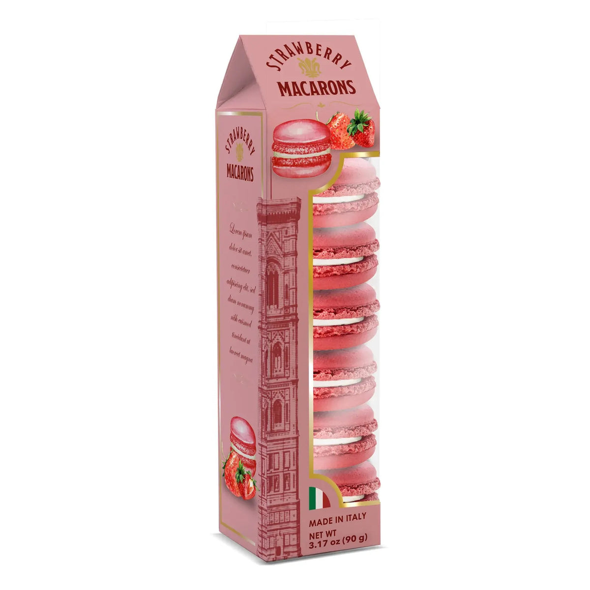 Borgo De Medici Macarons 90g STRAWBERRY