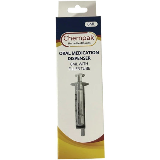 6ml, Oral med dispenser with filler tube PS405