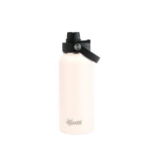 1 Litre Insulated Adventure Bottle - White