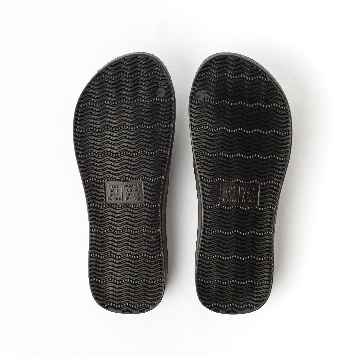 Arch Support Thongs - Black