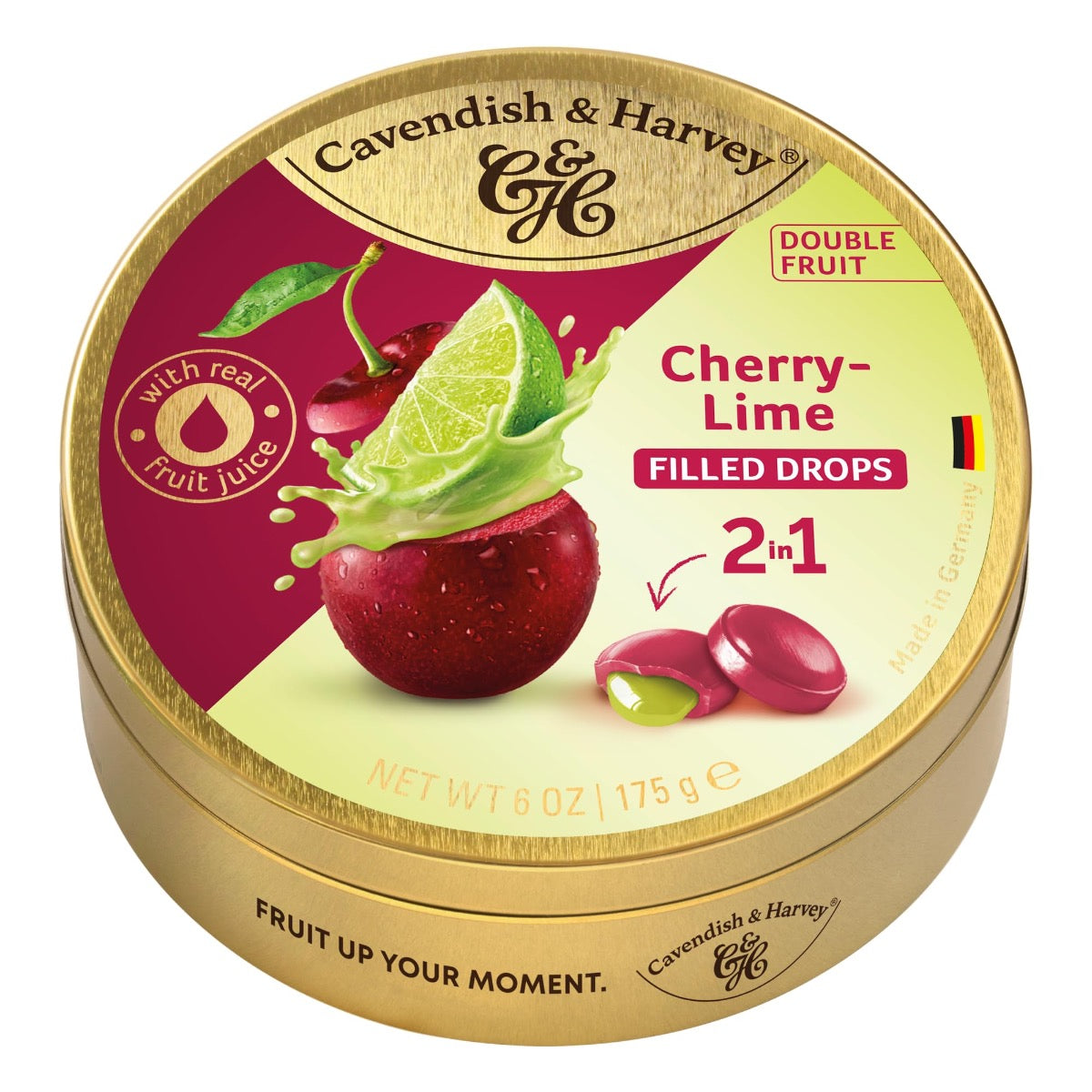 Cherry with Lime Filling Drops 175g