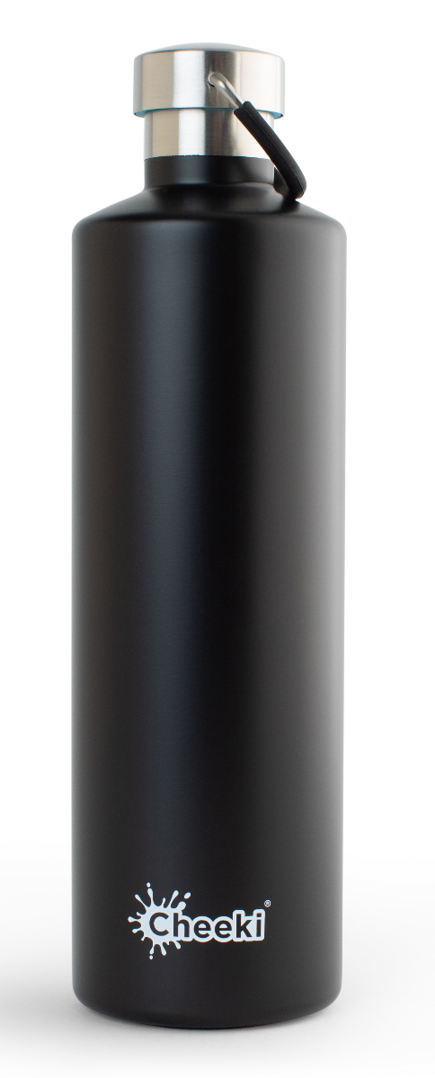 1 LITRE INSULATED CLASSIC BOTTLE - MATTE BLACK