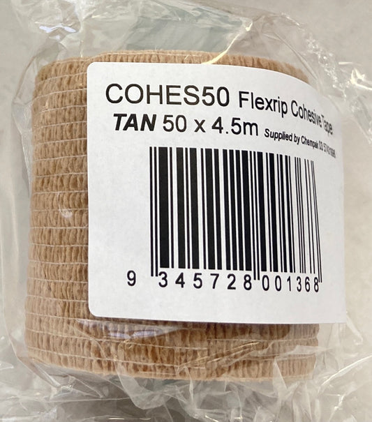 TAN 50 x 4.5m, Cohesive Retention Tape, Multifit