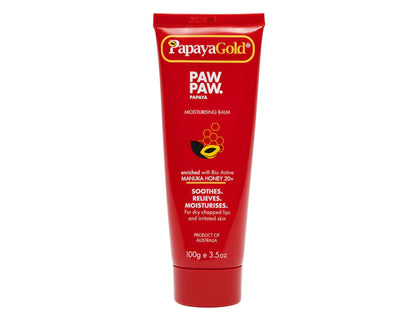 (Pack of 12) 100mg Balm Paw Paw With Manuka Honey, Papaya Gold