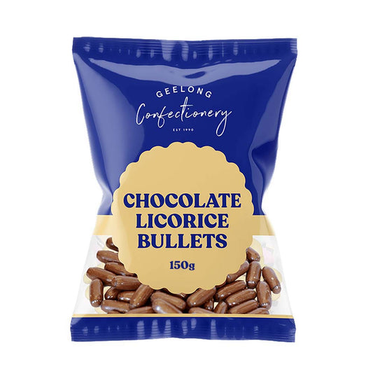 Chocolate Liquorice Bullets, 150g