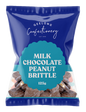 Chocolate Peanut Brittle, 125gm