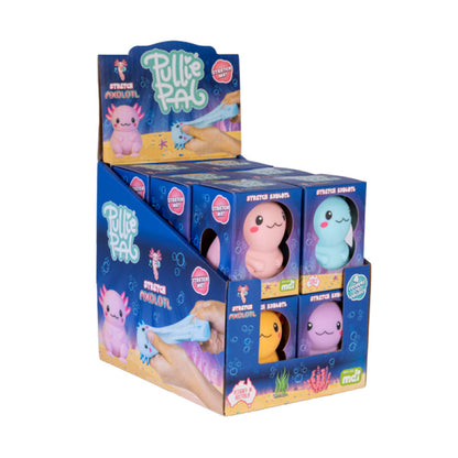 AXOLOTL Pullie Fun Stress Stretch toy (Box of 12)