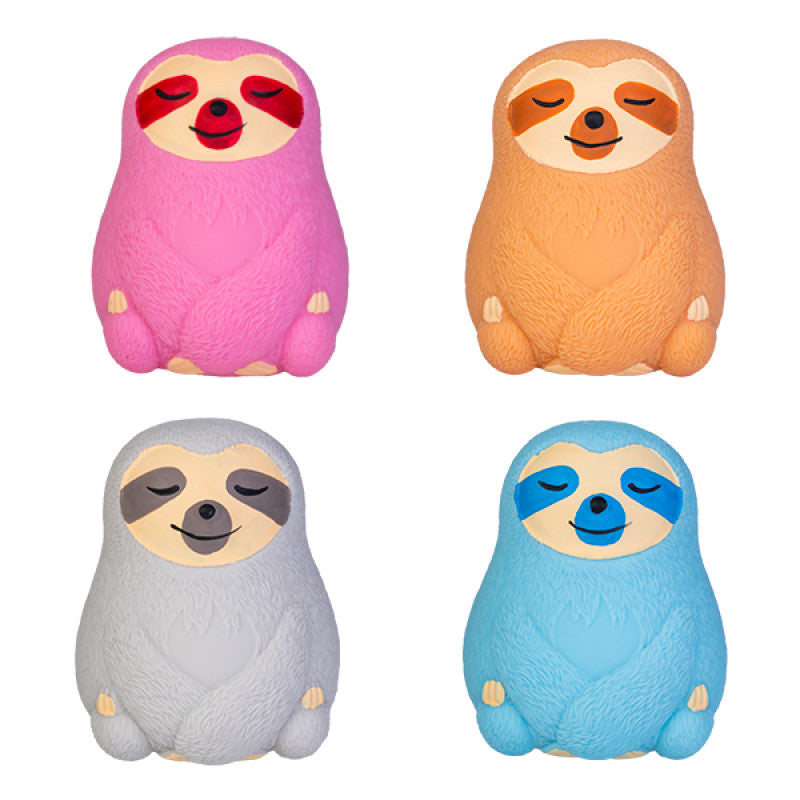 Box of 12, SLOTH Pullie Pal Stretch toy