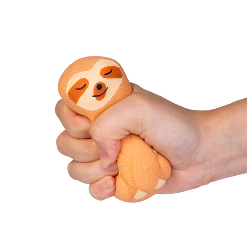 Box of 12, SLOTH Pullie Pal Stretch toy
