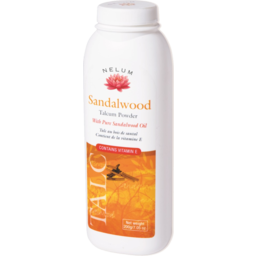 200g, SANDALWOOD Talc