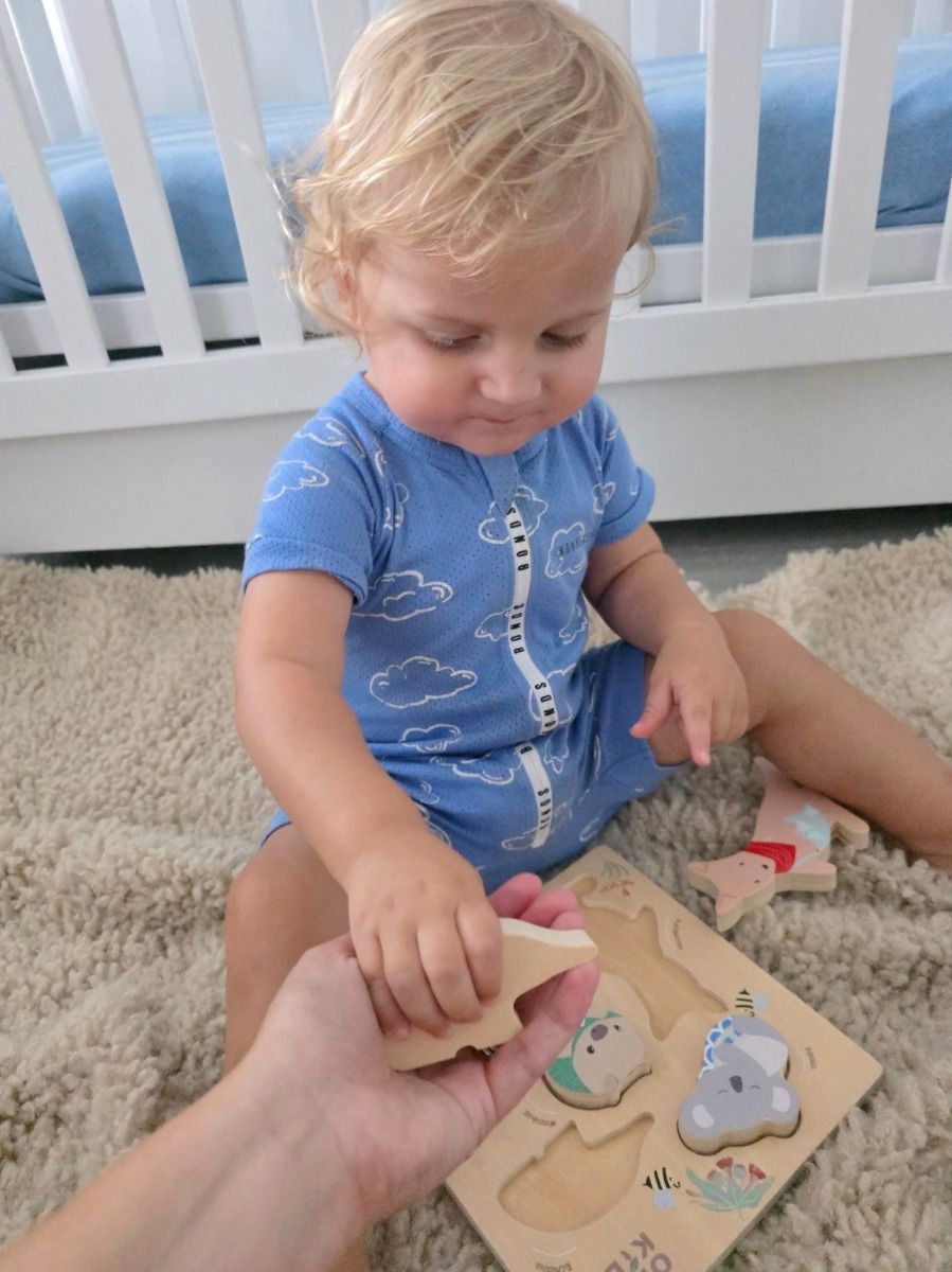 Wooden Aussie Animal Puzzle (Stacking Toy) Onya Kids