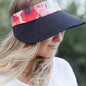 WIDE Black Monet Visor (ONE SIZE)