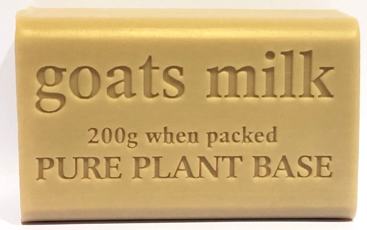 Box of 8, Pure Plant PLAIN Goats Milk 200g soap