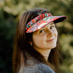 Red Rose Visor (ONE SIZE)