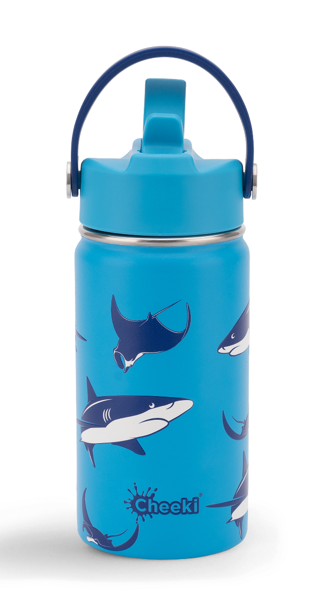 400ML INSULATED LITTLE ADVENTURER BOTTLE - SHARKS