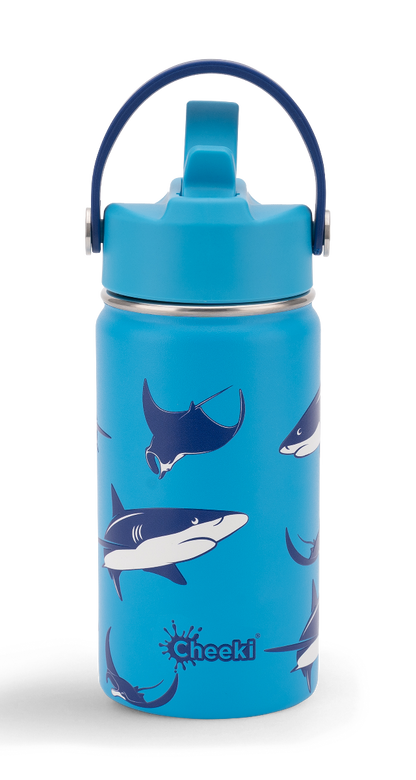 400ML INSULATED LITTLE ADVENTURER BOTTLE - SHARKS