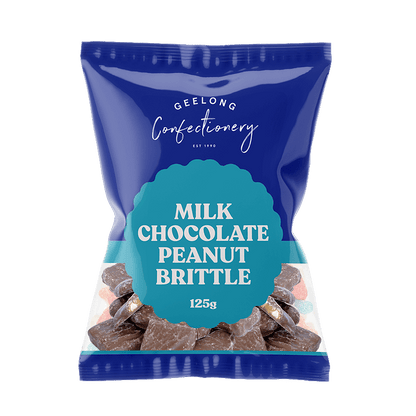Chocolate Peanut Brittle, 125gm