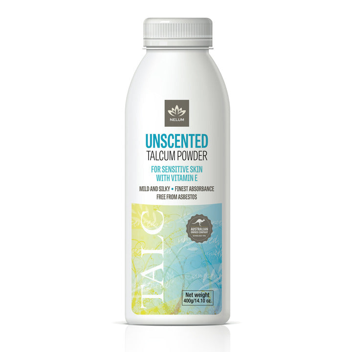 400g, UNSCENTED Powder Talc