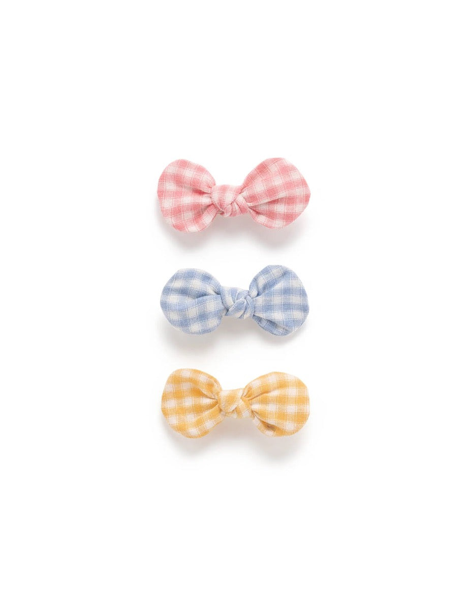 3 Pack KNOT BOW Clips