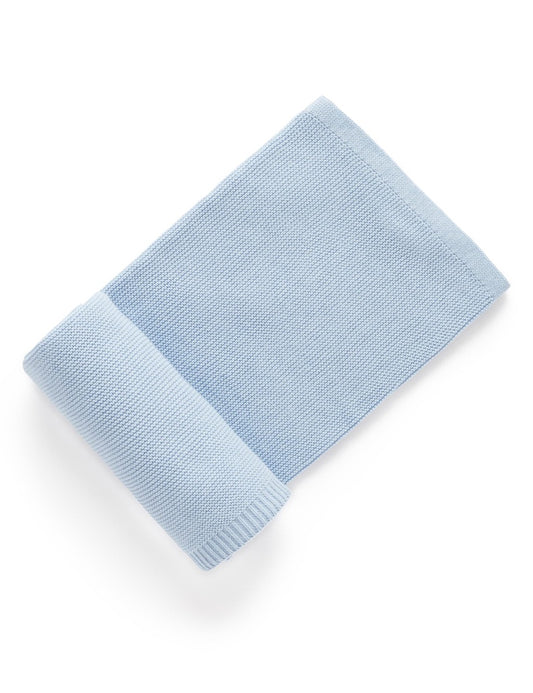 Blue Textured Blanket
