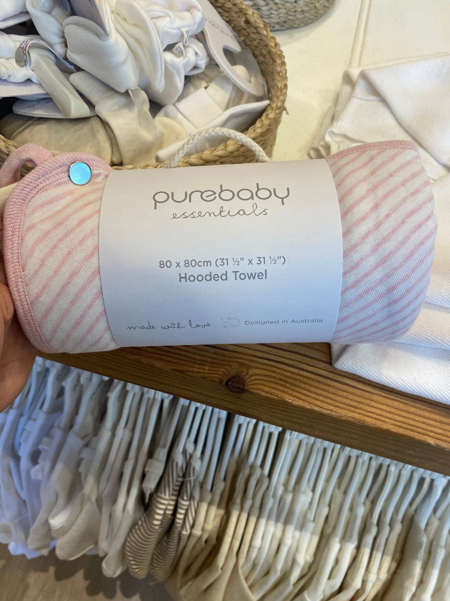 Pink Hooded Towel