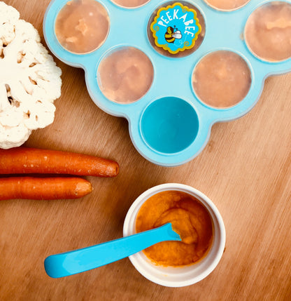Silicone Food Storage Tray - Raspberry