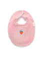Strawberry Gingham Bib
